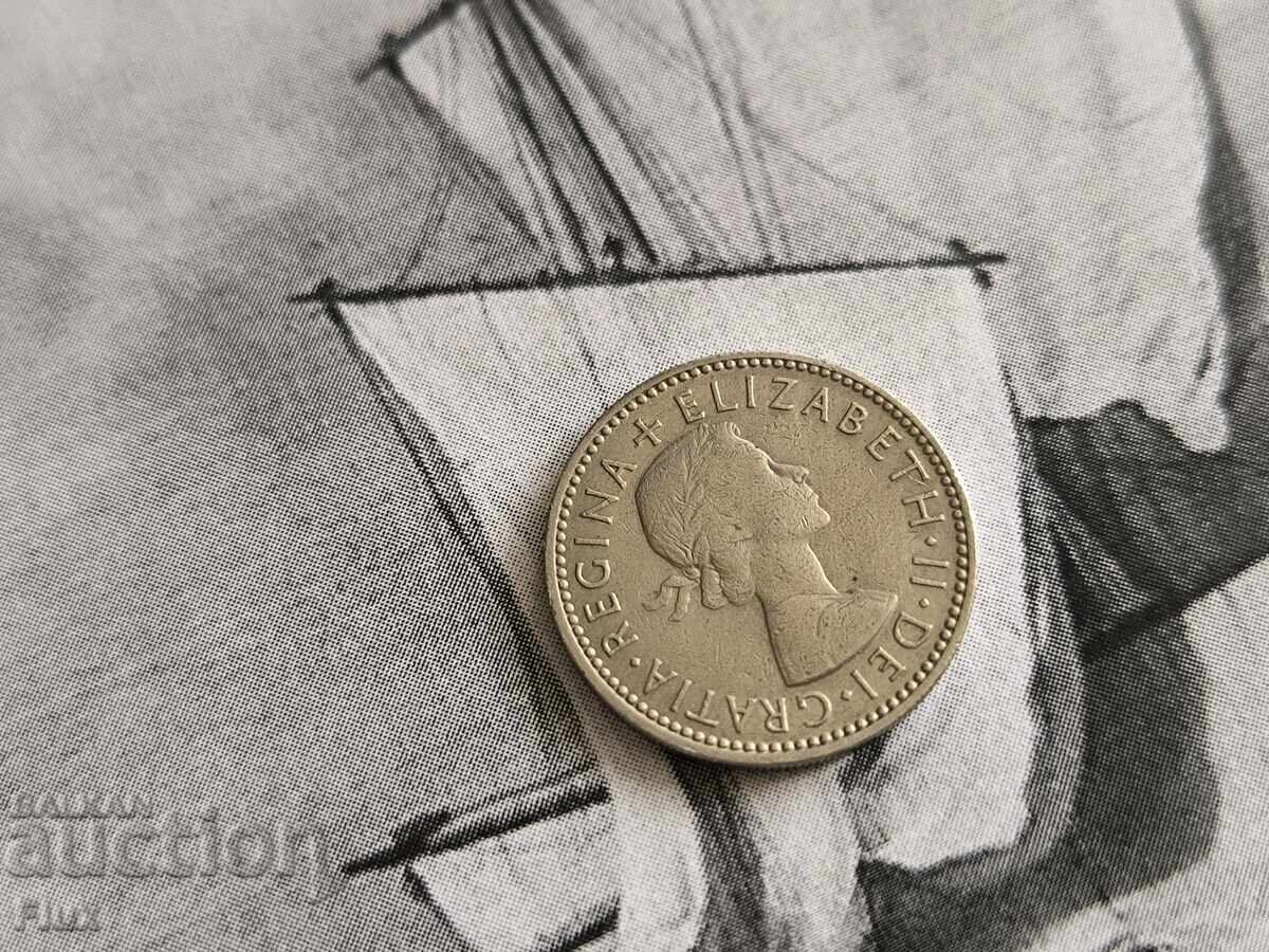 Монета - Великобритания - 1 шилинг | 1966г. с цена € 1.70 | 3.32 лв.