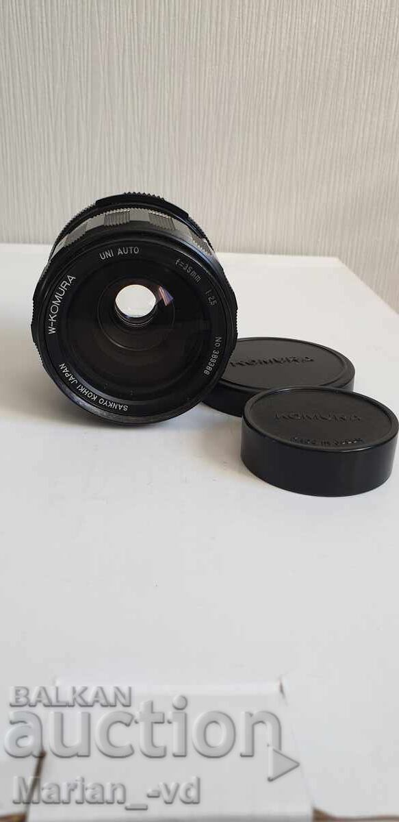 Komura 35mm F2.5 Lens Nikon F Mount Japan