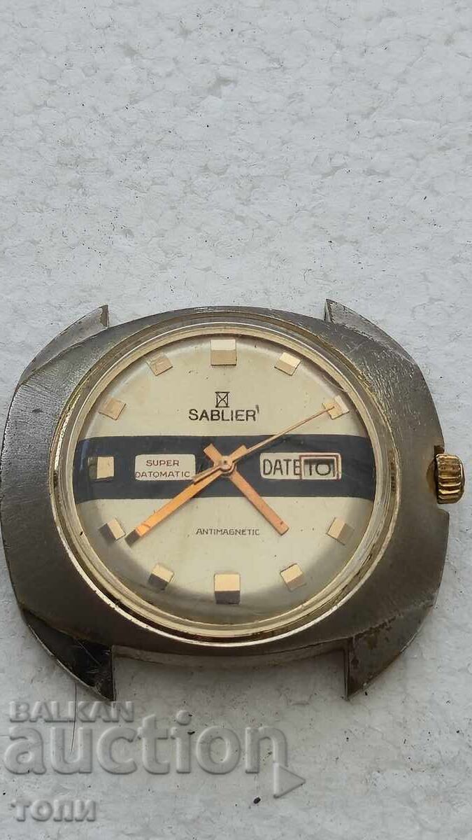 SABLIER SWISS MADE RARE NO LID WORKS NO WARRANTY BZC with price € 0.01 | 0.02 BGN