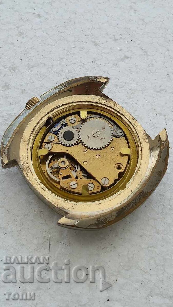 Auction  SABLIER SWISS MADE RARE NO LID WORKS NO WARRANTY BZC