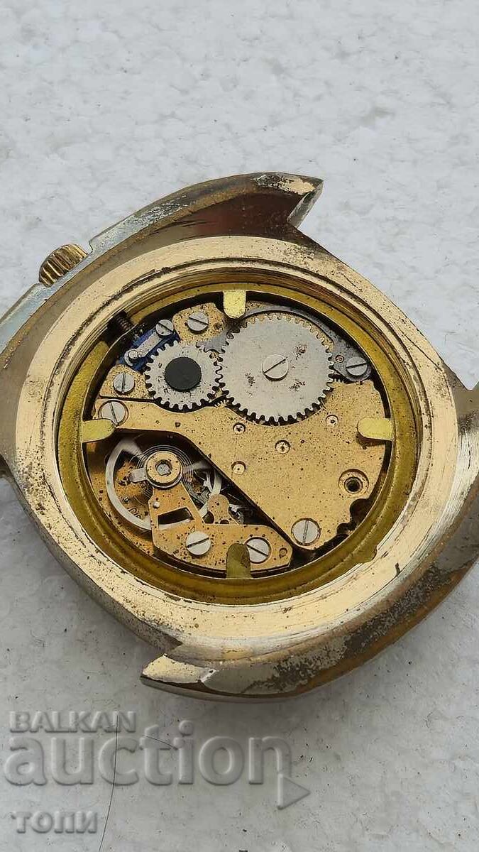 Delivery of SABLIER SWISS MADE RARE NO LID WORKS NO WARRANTY BZC