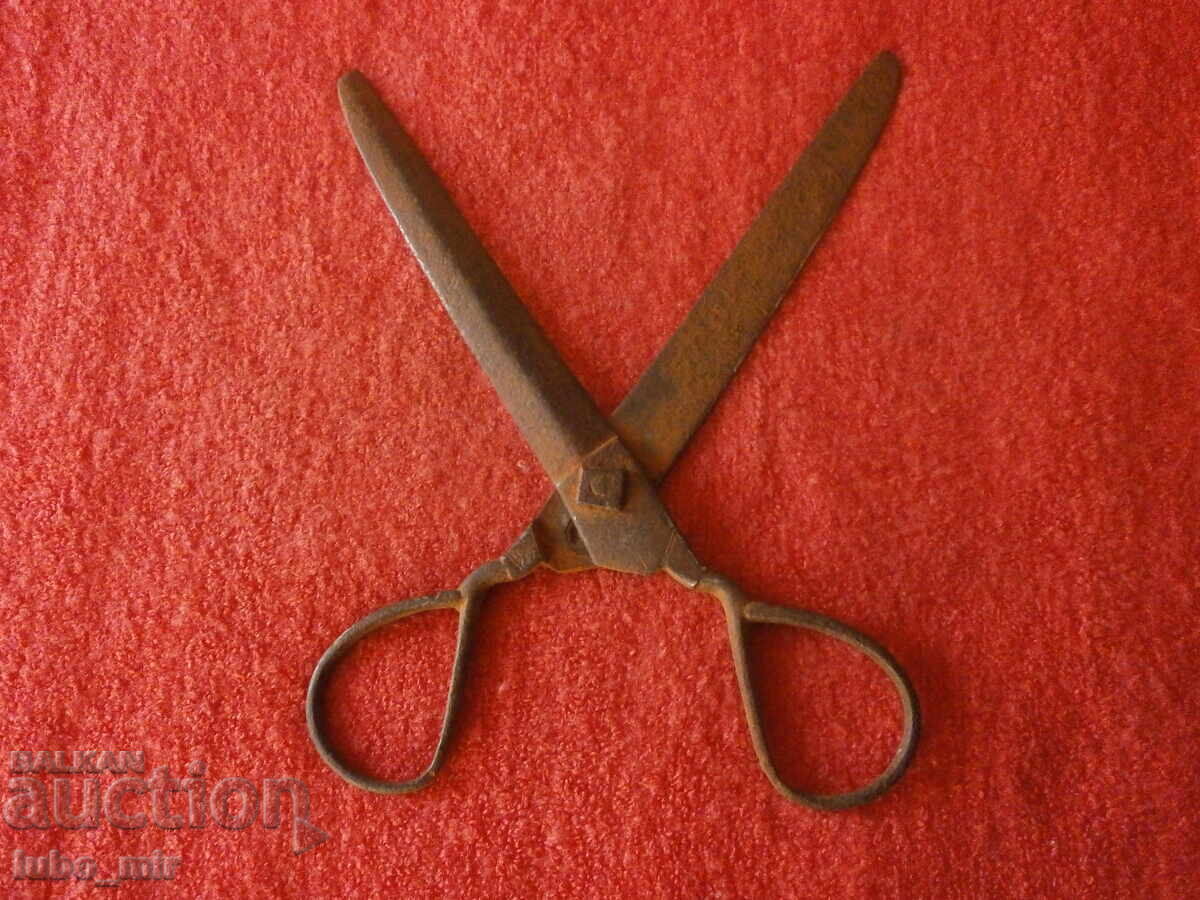 FOARFECĂ VECHE MARE FORJATĂ DATATĂ - 1852 - 6