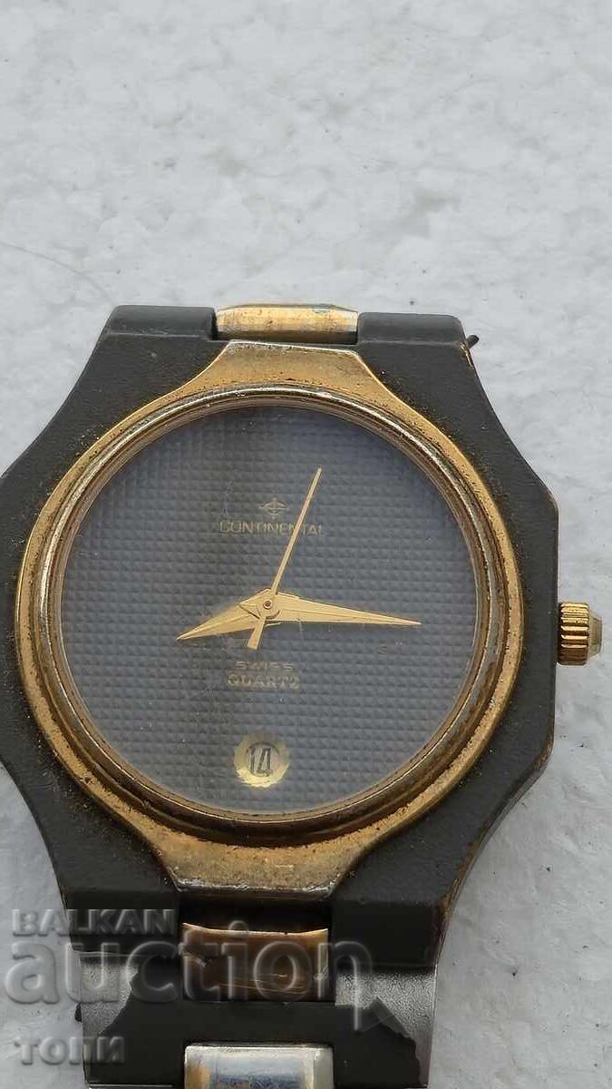 CONTINENTAL QUARTZ SWISS MADE РЯДЪК НЕ ЗНАМ ДАЛИ РАБОТИ БЗЦ с цена € 0.01 | 0.02 лв.