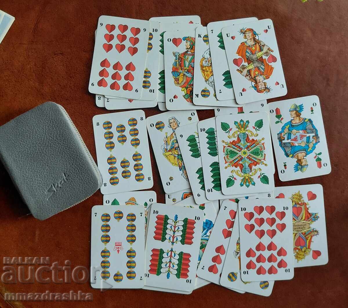 100-year-old German maps with gilding