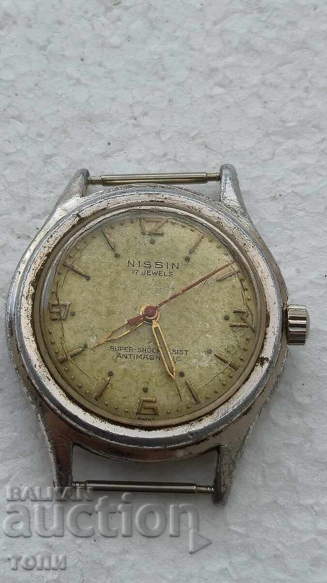 NISSIN SWISS MADE RARE NOT WORKING NO RESERVE PRICE !!!! with price € 0.01 | 0.02 BGN