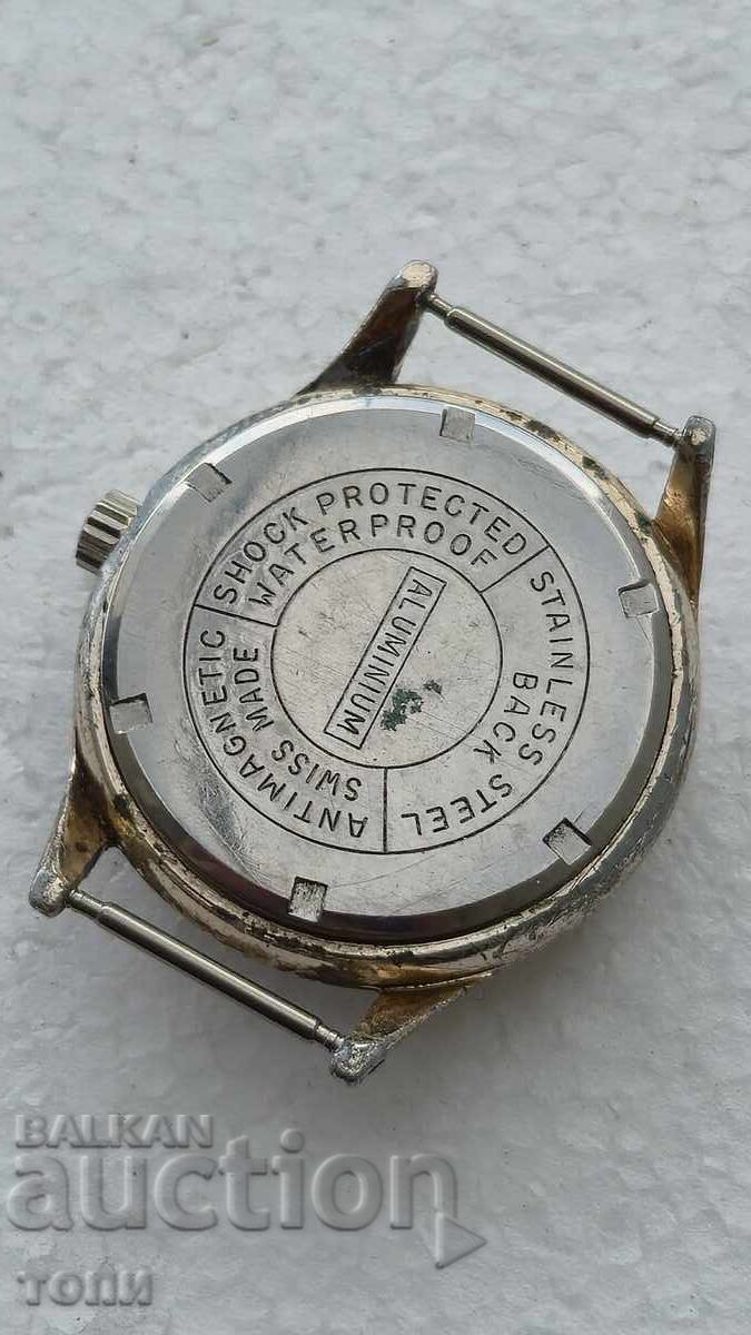 Auction  NISSIN SWISS MADE RARE NOT WORKING NO RESERVE PRICE !!!!