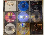 DISCS, ORIGINAL CDS AND MP3/CD MUSIC - 9 PCS