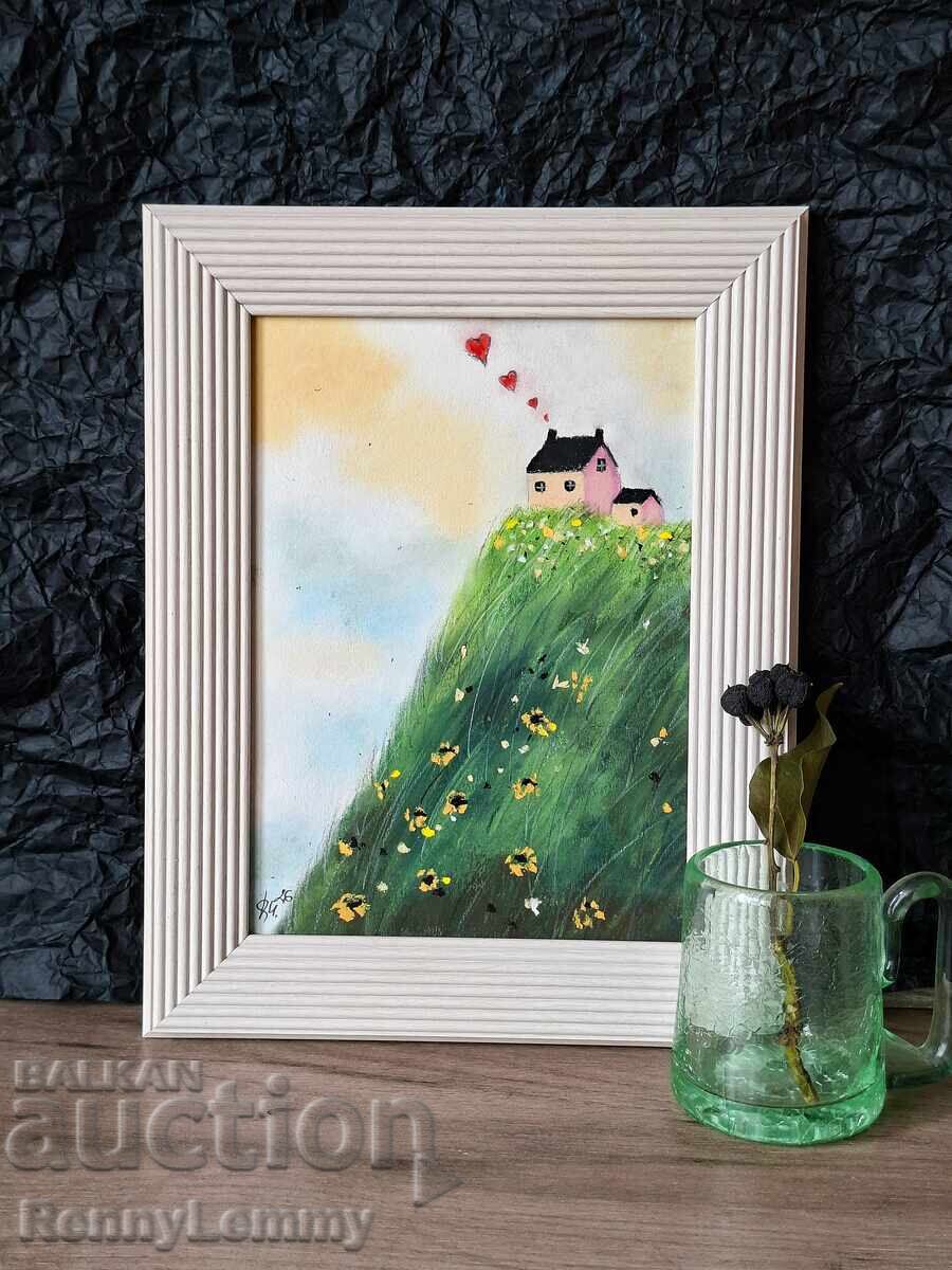 Ψηλά, ψηλά, ψηλά.. πρωτότυπη εικονογράφηση με τιμή € 30.00 | 58.68 BGN