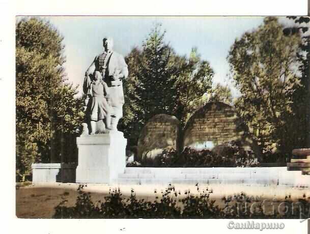 Carte poștală Bulgaria Koprivshtitsa Monumentul Fraților (Bratkata mogila)