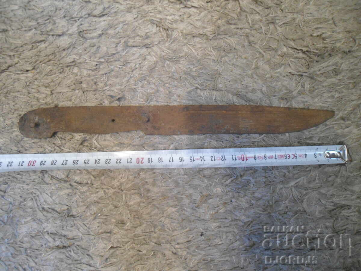 Стар кован нож, острие - 5
