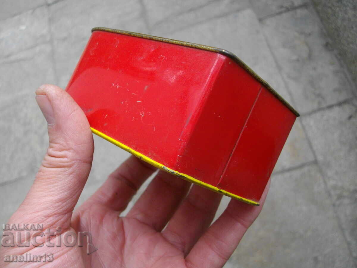 OLD TIN PIGGY BANK MAILBOX PENGEPOSTCASSE - 6