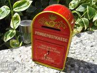 СТАРА ЛАМАРИНЕНА КАСИЧКА ПОЩЕНСКА КУТИЯ PENGEPOSTCASSE