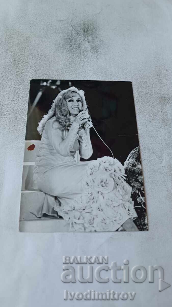 Carte poștală Rosita Fornés (Cuba) Zlatniyat Orfey 1972