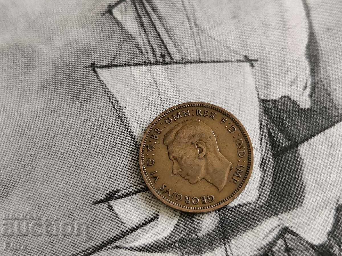 Κέρμα - Μεγάλη Βρετανία - 1/2 (μισή) πένα | 1948 με τιμή € 2.65 | 5.18 BGN