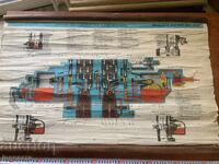 ТАБЛО УЧЕБНО СССР АВТОМОБИЛ ВАЗ 2103,ВАЗ 2106 ,ВАЗ 21061
