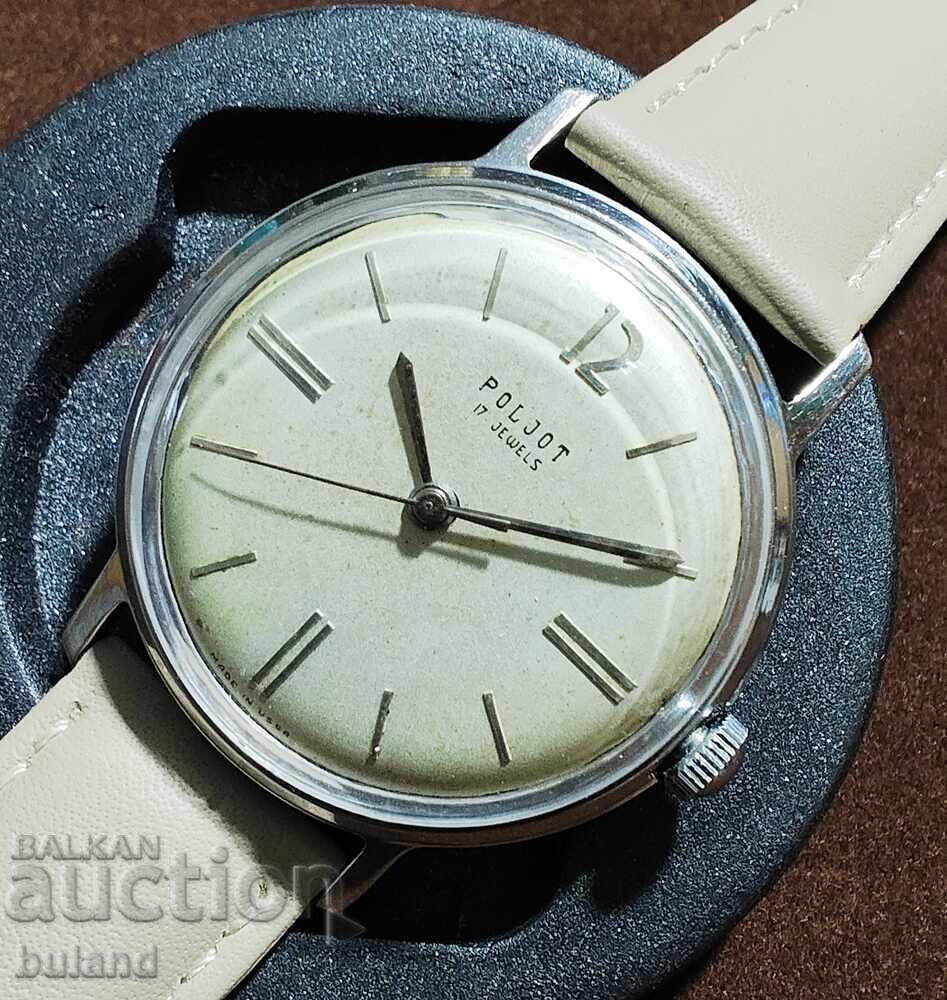 Δημοπρασία Σοβιετικό Ατσάλινο Ρολόι Poljot 1MChZ ΕΣΣΔ All Steel