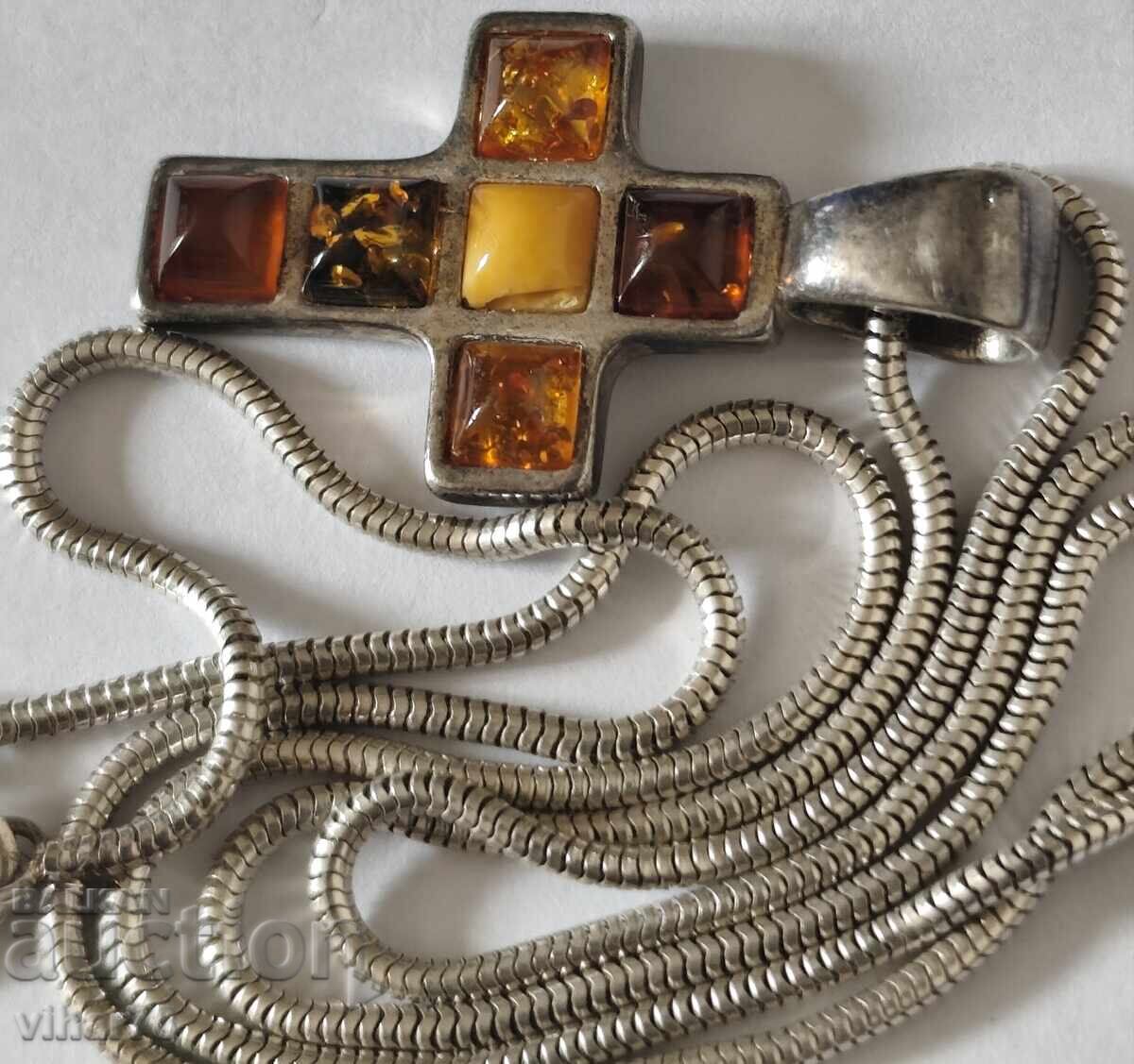 Αργυρός Σταυρός με Αλυσίδα με τιμή € 59.99 | 117.33 BGN