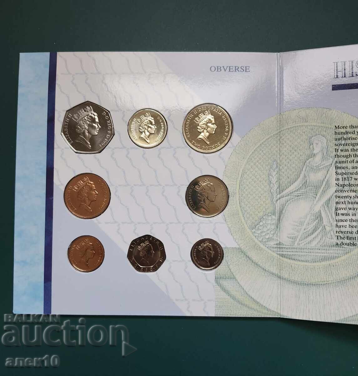 Licitație Set Marea Britanie 1994