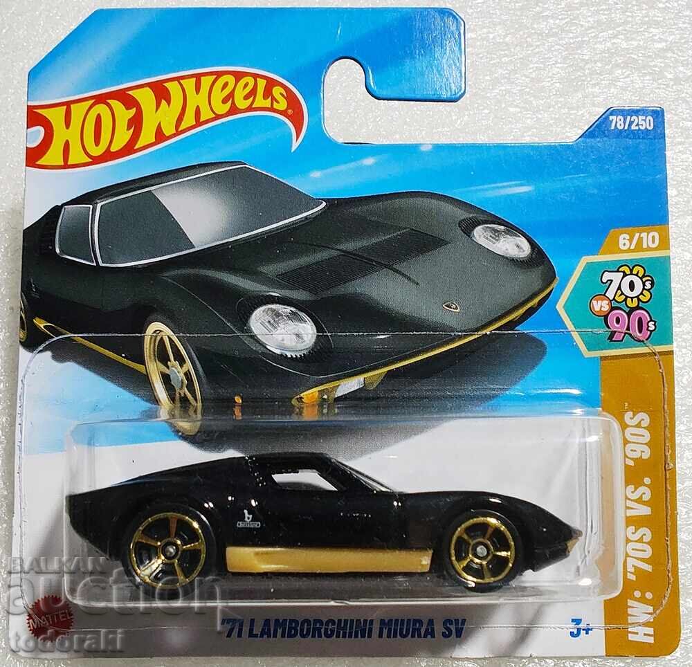 Hot Wheels 71 Lamborghini Miura 1:64