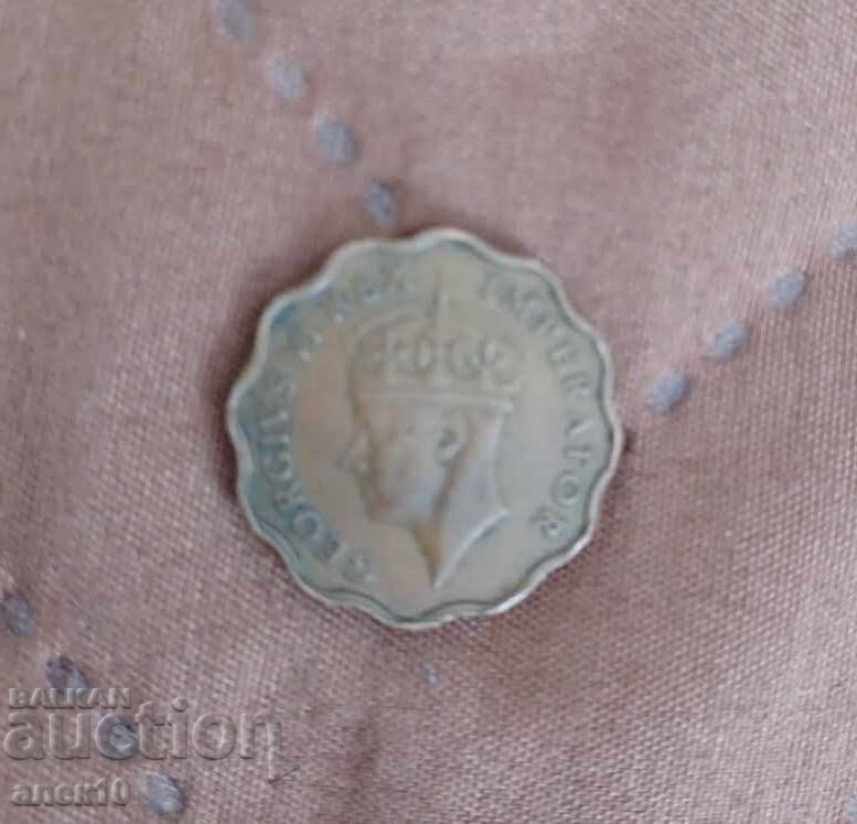 Кипър  1  пиастра    1945    ж с цена € 4.00 | 7.82 лв.