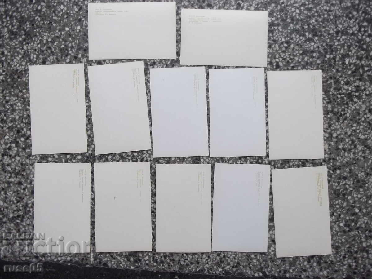 Σετ "ΠΟΥΣΚΙΝ" από 12 κάρτες - 7