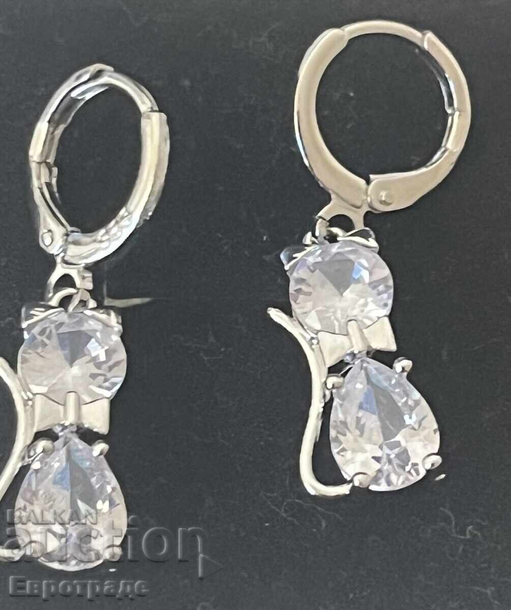 Παράδοση Ασημένια σκουλαρίκια 925 υπέροχα