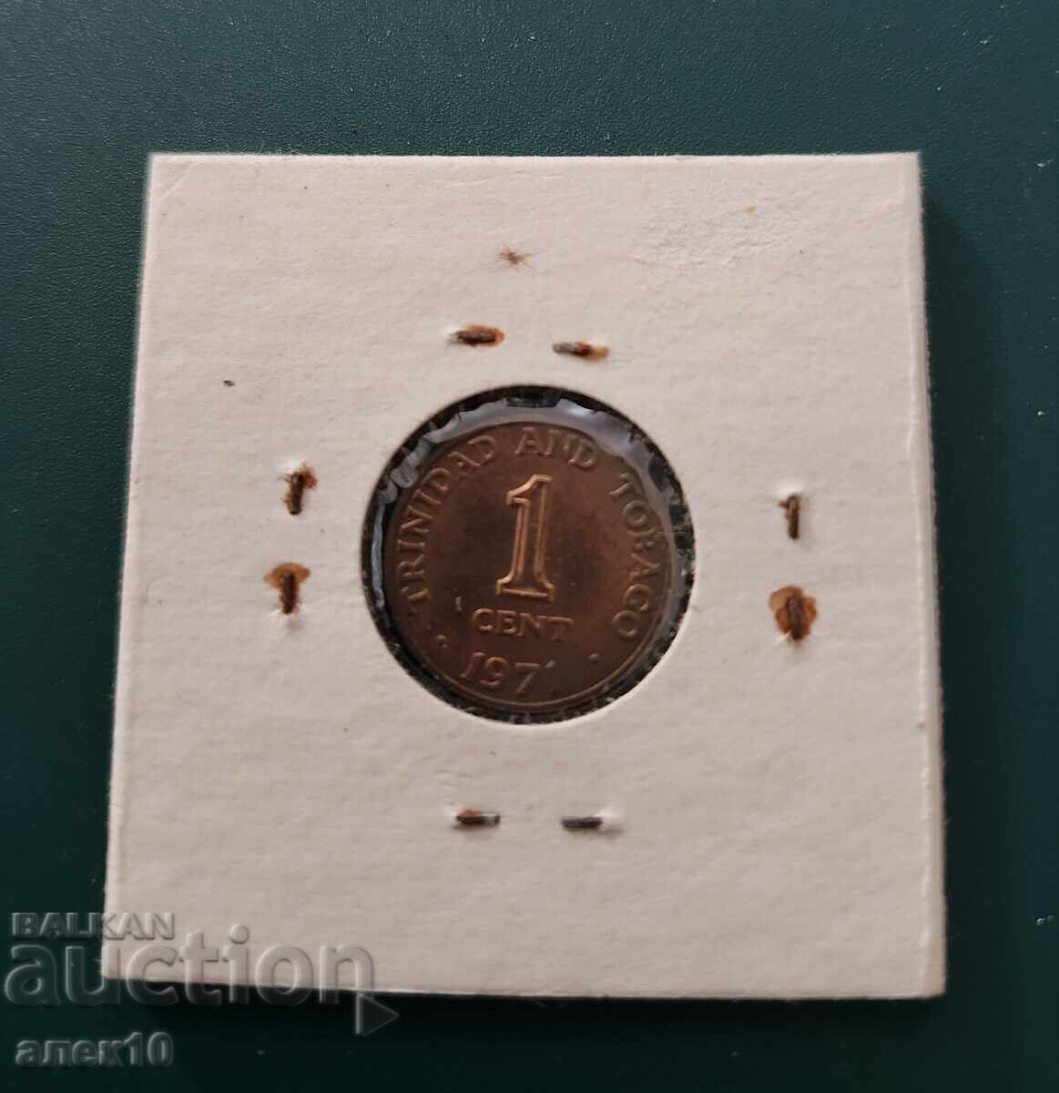 Тринидад  1  цент   1971     ж с цена € 0.60 | 1.17 лв.