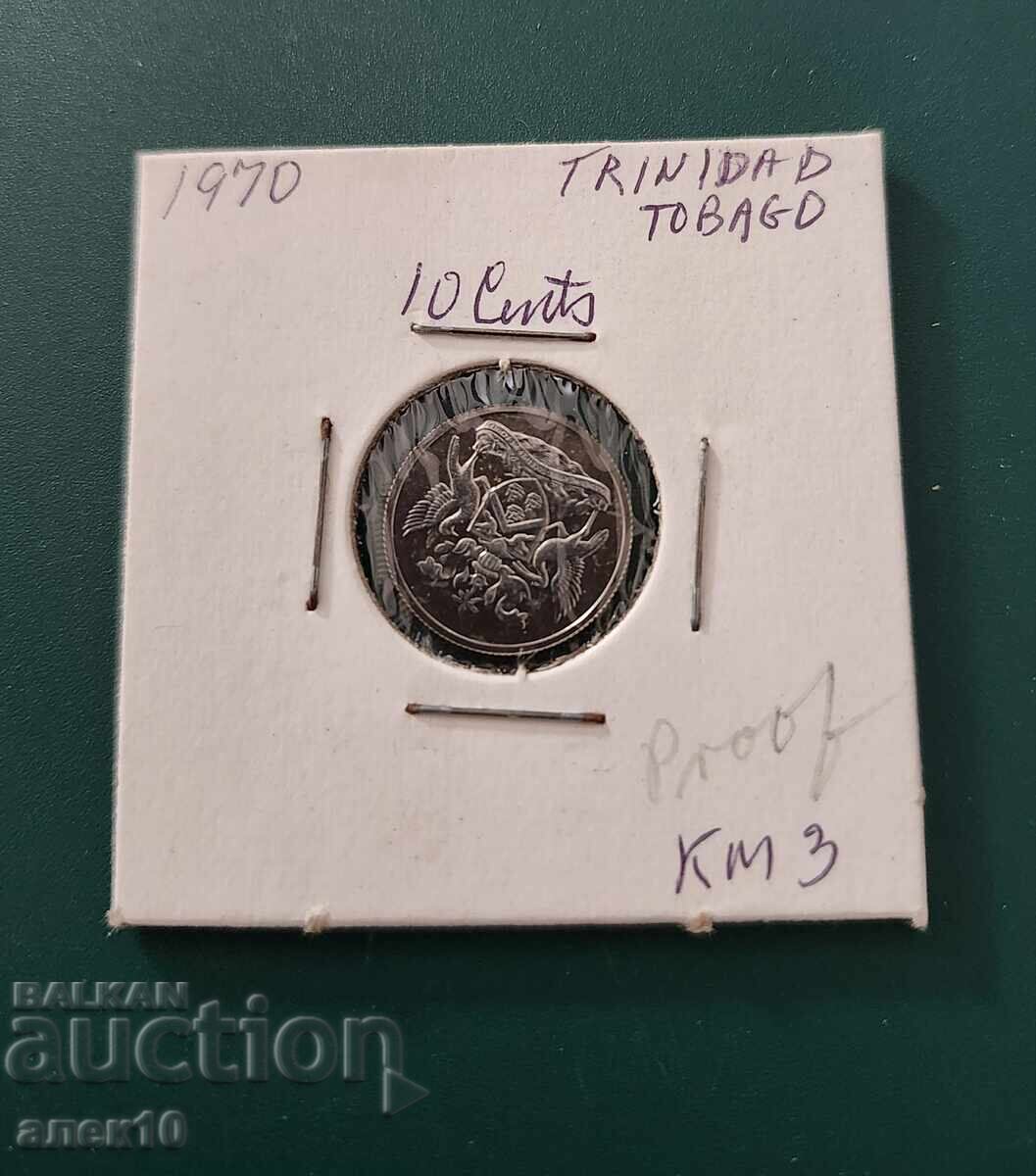 Trinidad 10 cenți 1970