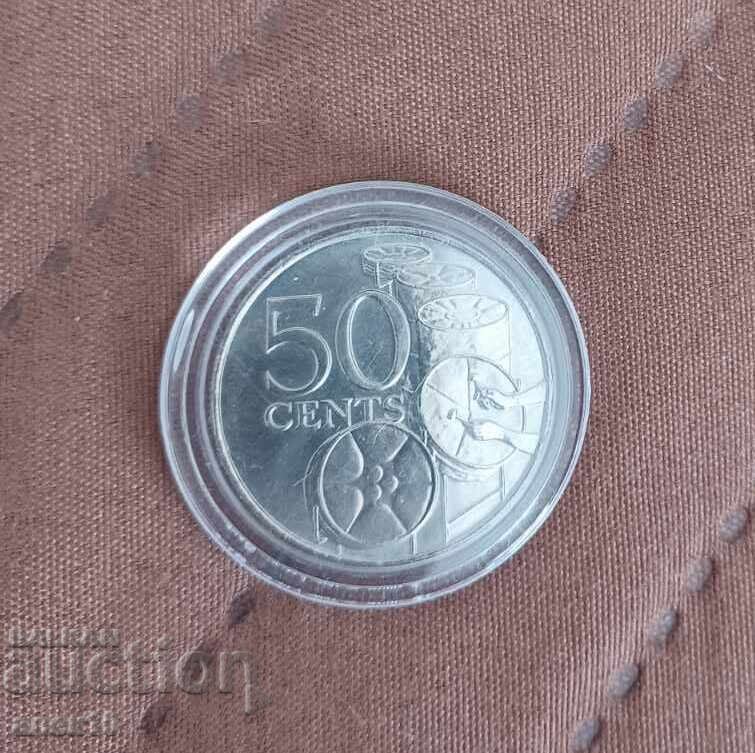 Trinidad 50 cents 1979