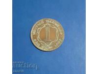 Βρετανική Ονδούρα 1 σεντ 1949