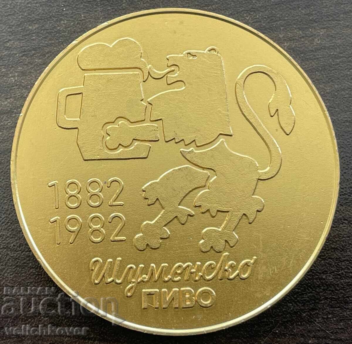 43321 Bulgaria plachetă 100g. Bere Șumensko și 100g. Fabrică de bere