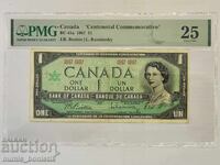 1 dolar Canada 1967 PMG 25 Very Fine