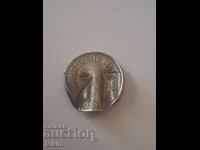 50 Pfennig coin 1972 G, destroyed by the mint