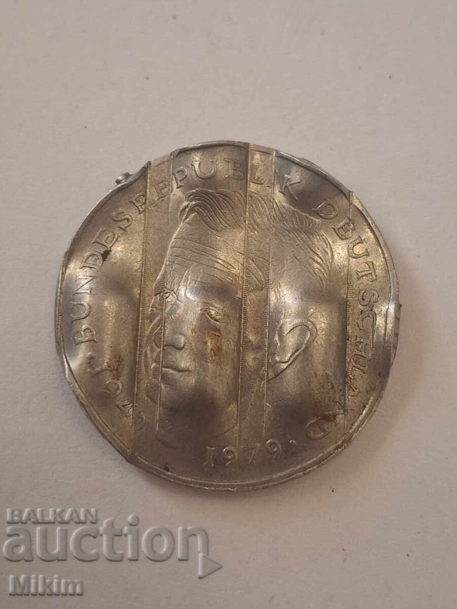 Monedă 2 mărci 1987 Germania, distrusă de monetărie cu preț € 1.51 | 2.95 BGN