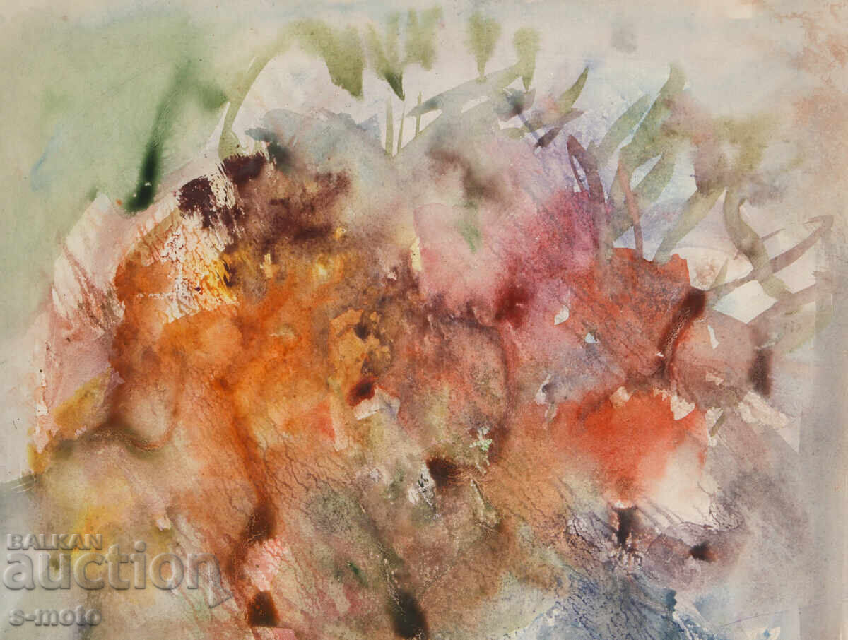 Livrarea Pictură acuarelă natură moartă cu flori