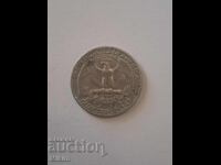 Quarter dollar coin 1970 USA2