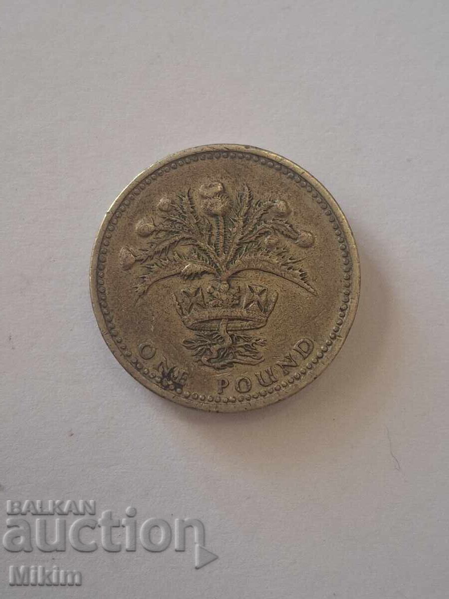 Κέρμα 1 λίρας 1989, Μεγάλη Βρετανία