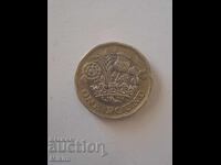 1 pound coin 2017 Great Britain