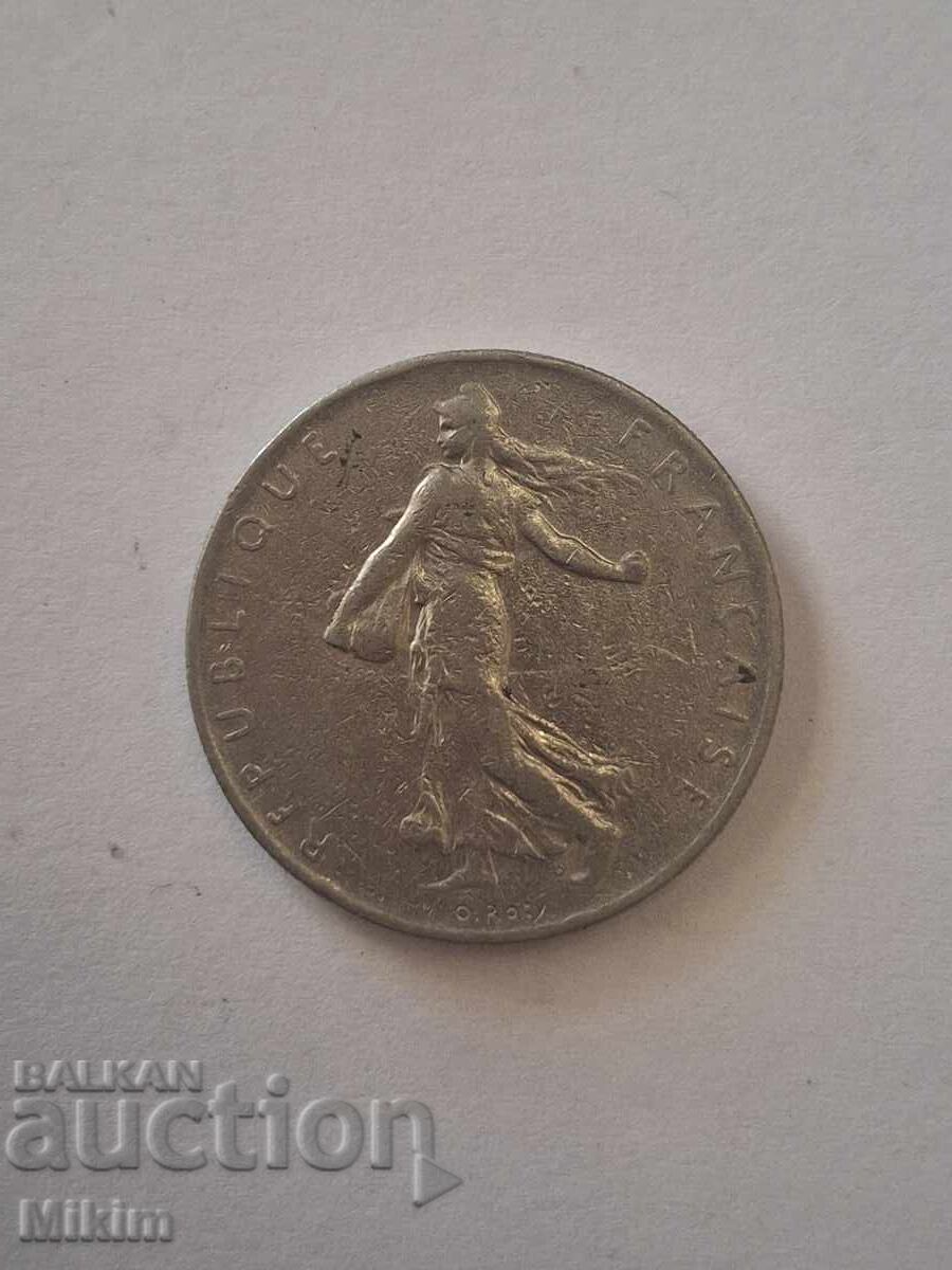 Κέρμα 1 φράγκο 1960, Γαλλία με τιμή € 0.01 | 0.02 BGN