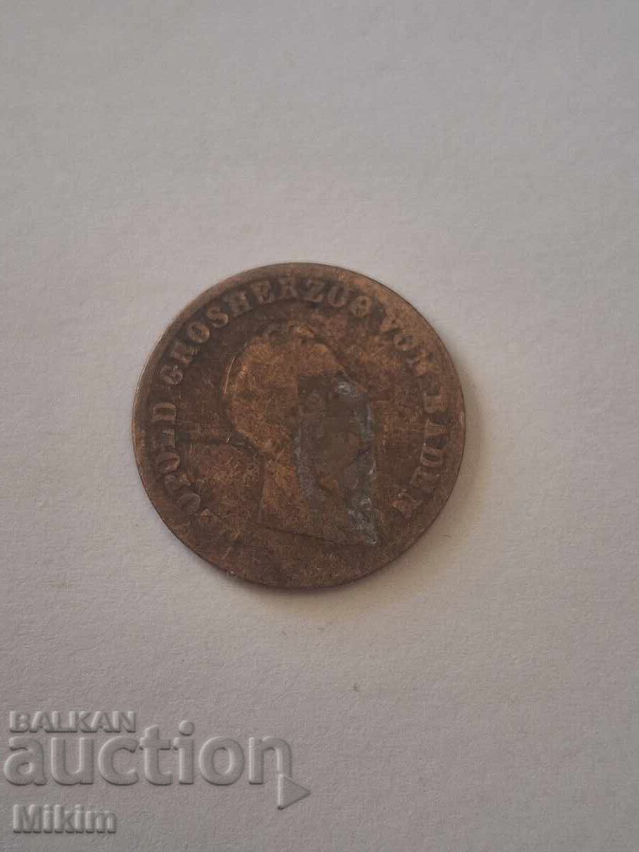 1 kreuzer coin 1842 with price € 0.23 | 0.45 BGN
