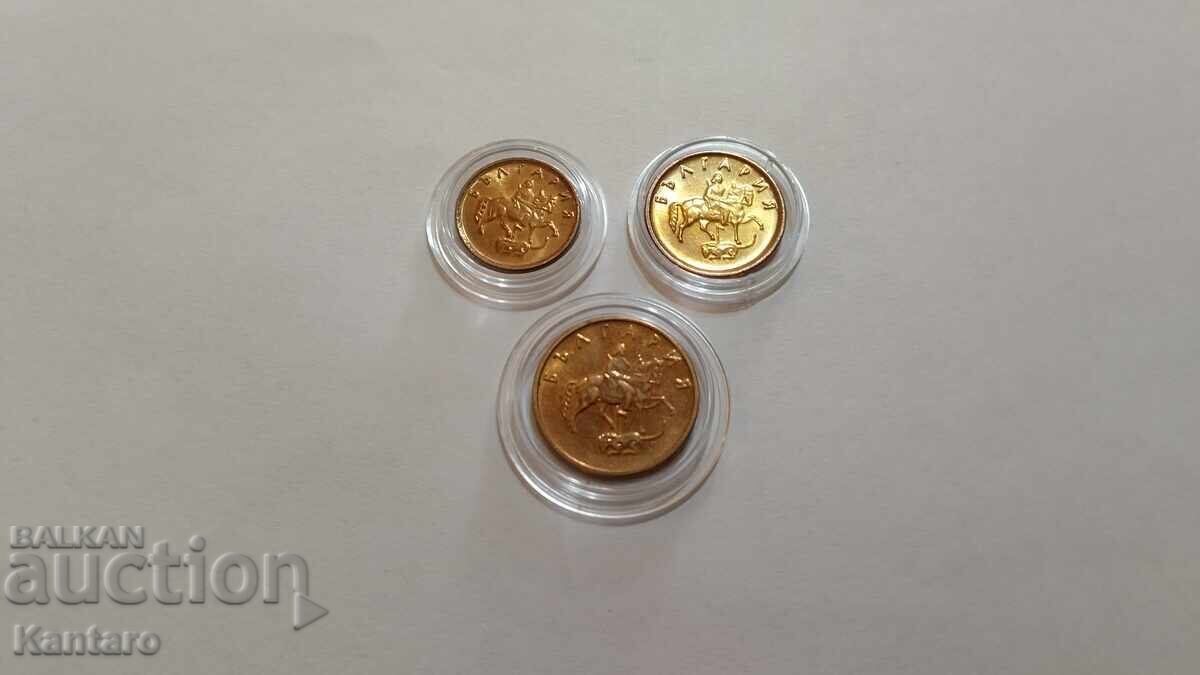 Νόμισμα - ΒΟΥΛΓΑΡΙΑ - Λοτ - 1 ; 2 ; 5 λεπτά - 2000 μ.Χ - 6