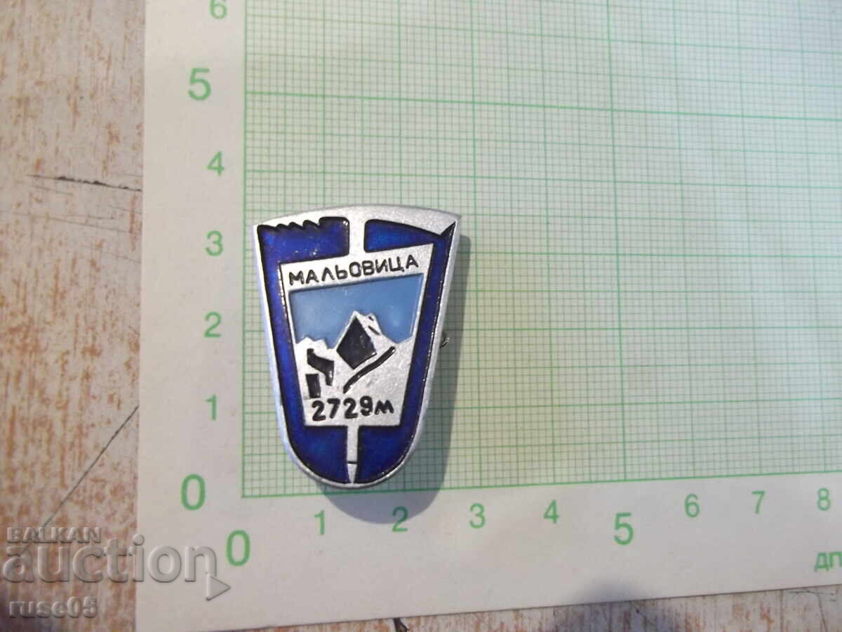 "Malyovitsa 2729 m" badge