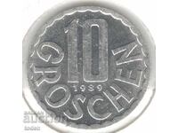 Austria-10 Groschen-1989-KM# 2878