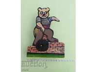 ȚINTĂ MECANICĂ RETRO DIN POLIGON DE TRAGERE DIN ANII '80, jucărie