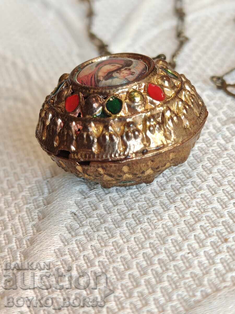 Auction  Antique Tsarist Orthodox Medallion-Panagia 1910s