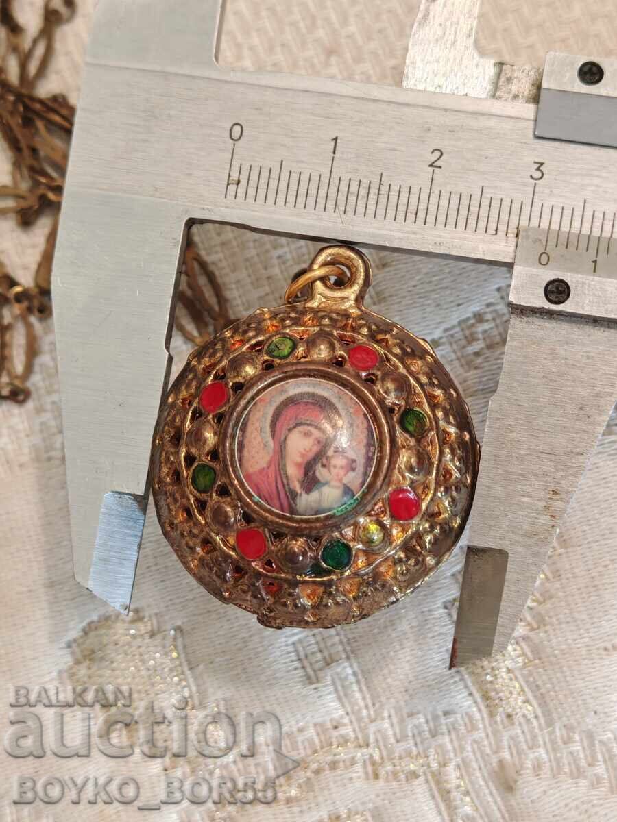 Delivery of Antique Tsarist Orthodox Medallion-Panagia 1910s