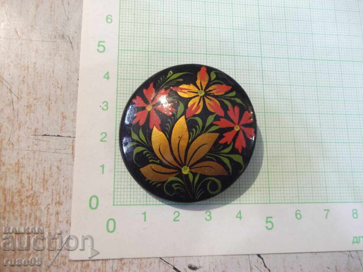 Χειροποίητη ζωγραφιστή σοβιετική καρφίτσα