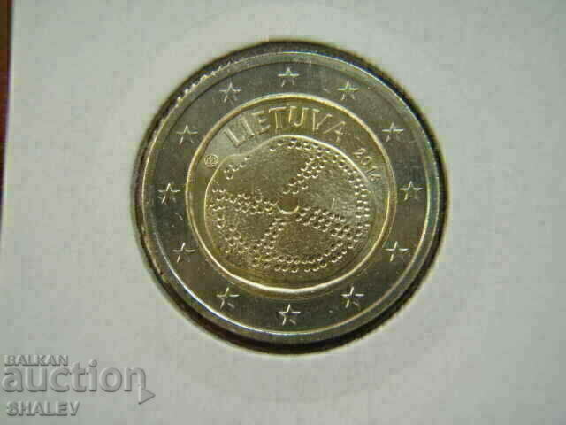 Livrarea 2 euro 2016 Litva „Cultura baltică” /Lituania/ - Unc (2 euro)