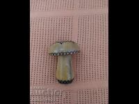 Дървена пирографирана гъба 7 см