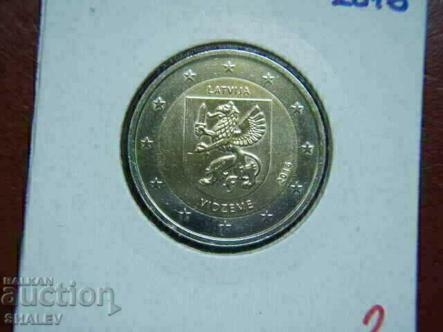 2 euro 2016 Latvia "Vitzeme" (2) /Латвия/ - Unc (2 евро) с цена € 6.29 | 12.30 лв.
